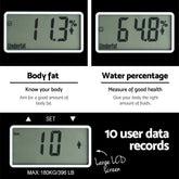 Everfit Electronic Digital Bathroom Scales Body Fat Scale Monitor Tracker 180kg